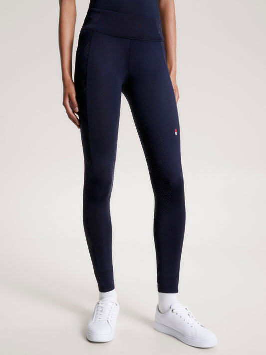 Leggings Orlando da equitazione con monogramma Tommy Equestrian