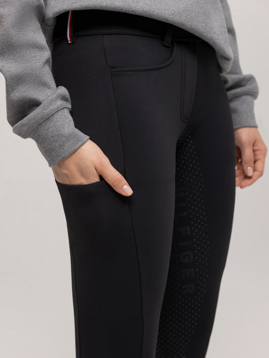 Pantaloni donna da equitazione nero Vermont Tommy Hilfiger Equestrian