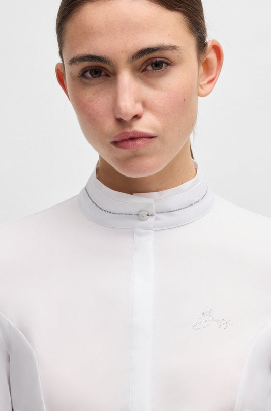 Camicia da equitazione con dettagli in cristallo Boss Equestrian