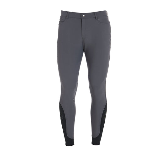 Pantaloni equitazione uomo slim-fit con grip Equestro