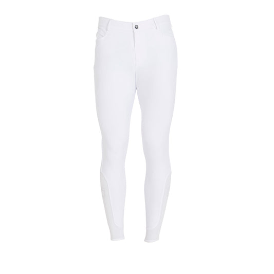 Pantaloni equitazione uomo slim-fit con grip Equestro