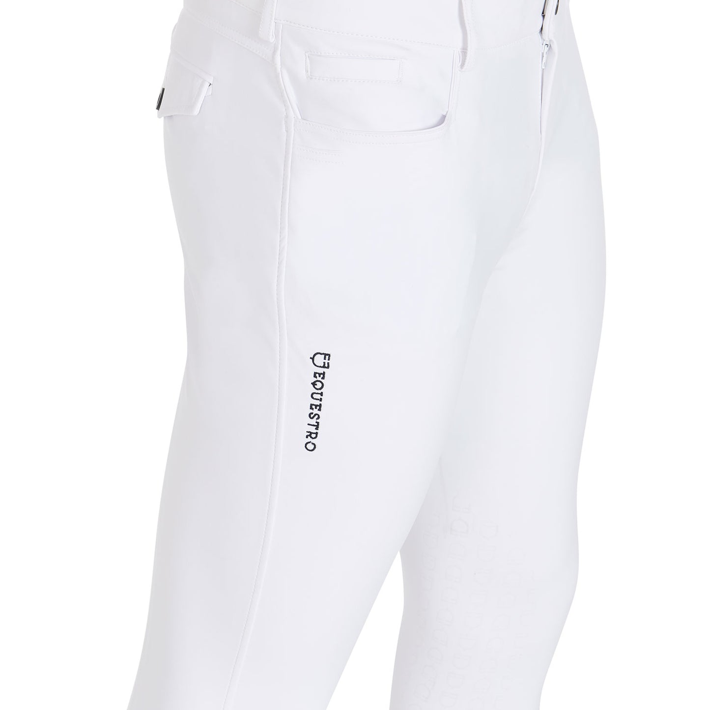 Pantaloni equitazione uomo slim-fit con grip Equestro