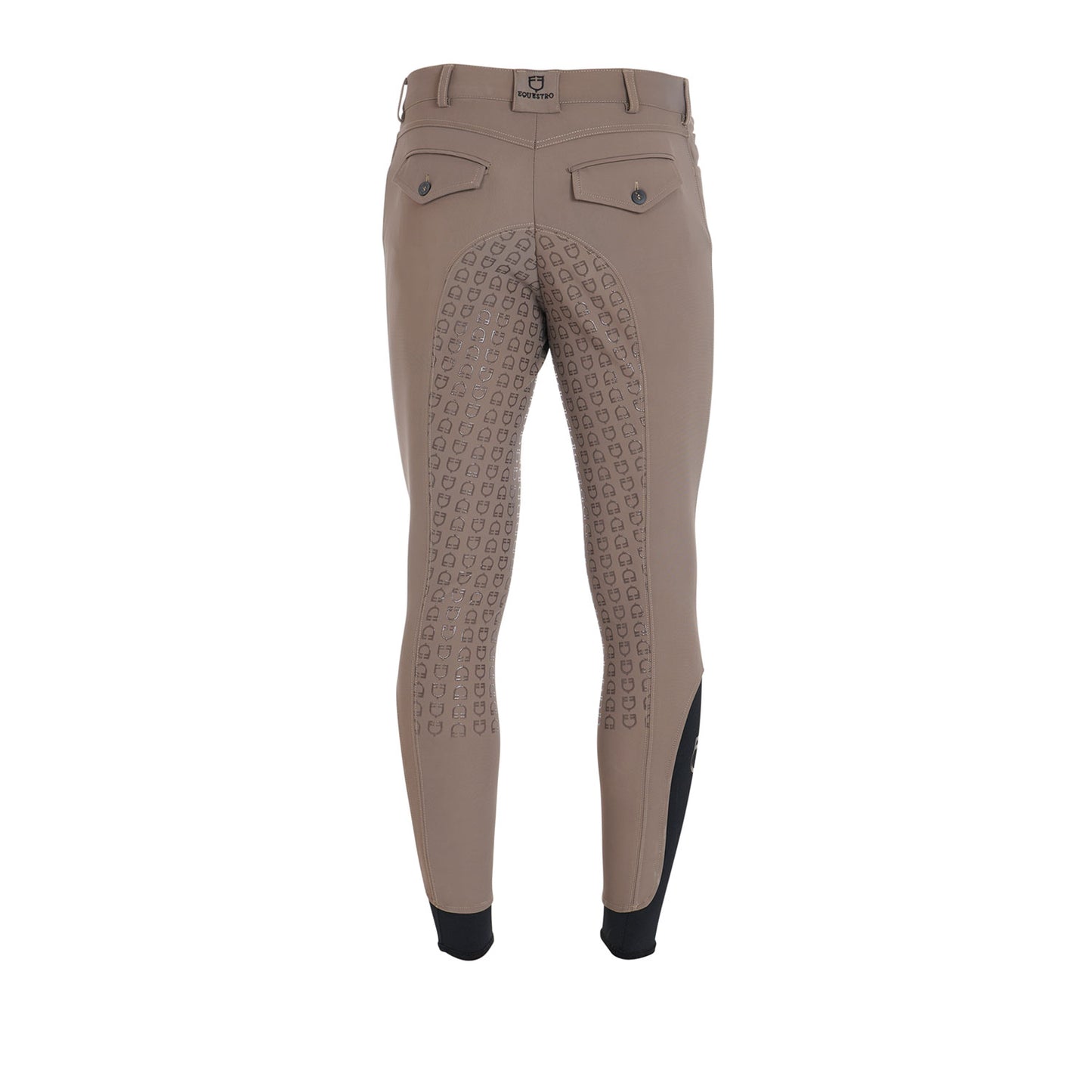 Pantaloni equitazione uomo slim-fit con fullgrip Equestro