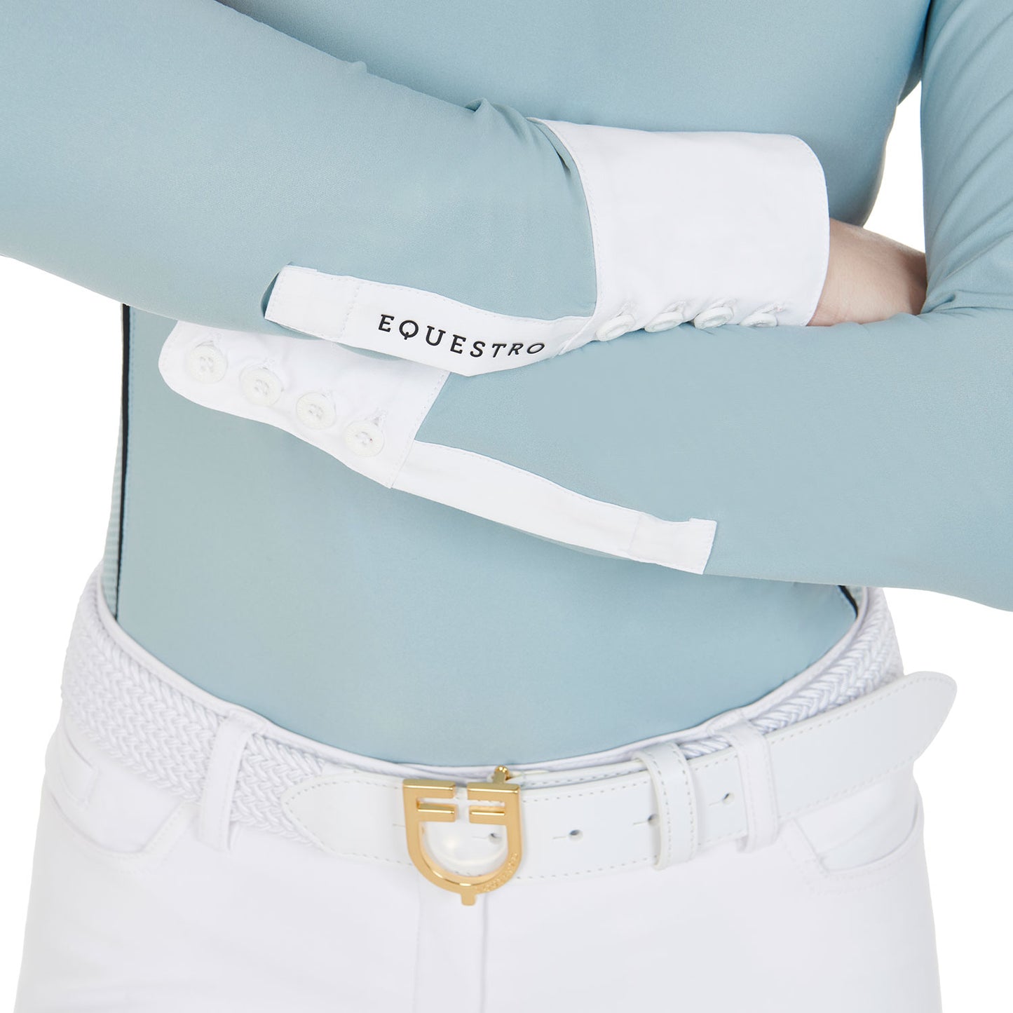 Polo donna Equestro con inserti in mesh