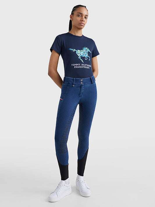 Preto Pantaloni da equitazione da donna in denim di alta qualità, con seduta completa, impugnatura in silicone, morbidi ed elastici, pantaloni da equitazione con tasche, Denim nero., 28 W Preto Pantaloni da equitazione da donna in denim di alta qualità, con seduta completa, impugnatura in silicone, morbidi ed elastici, pantaloni da equitazione con tasche, Denim nero., 28 W