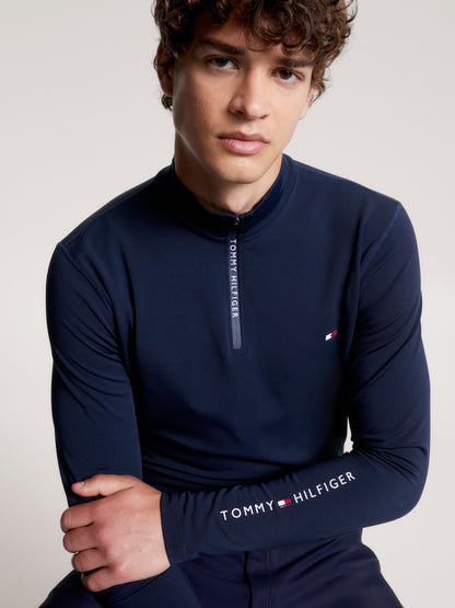 Maglia termica equitazione uomo Tommy Equestrian 1/4 Zip