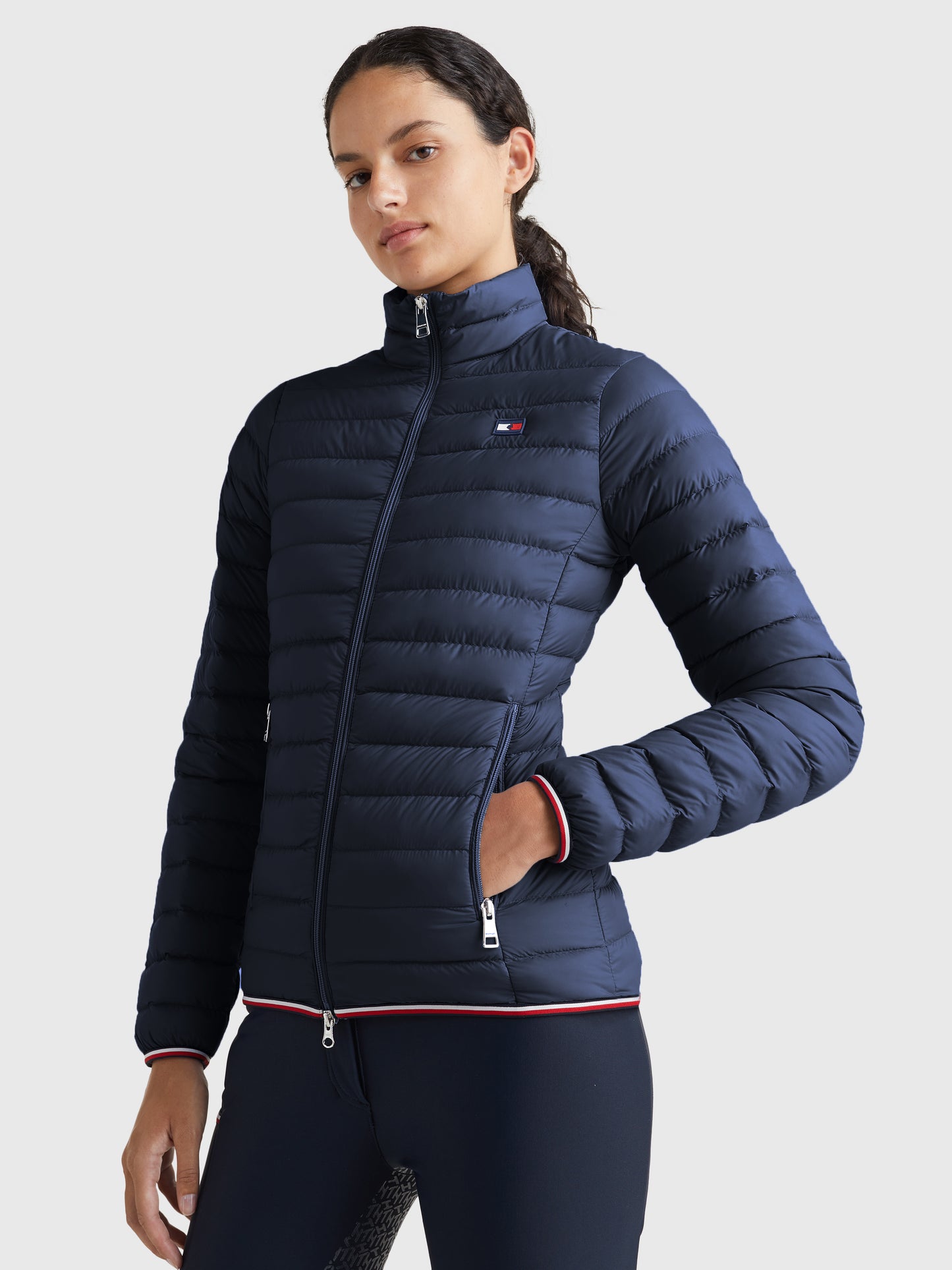 Piumino equitazione Tommy Equestrian donna leggero Re-Down