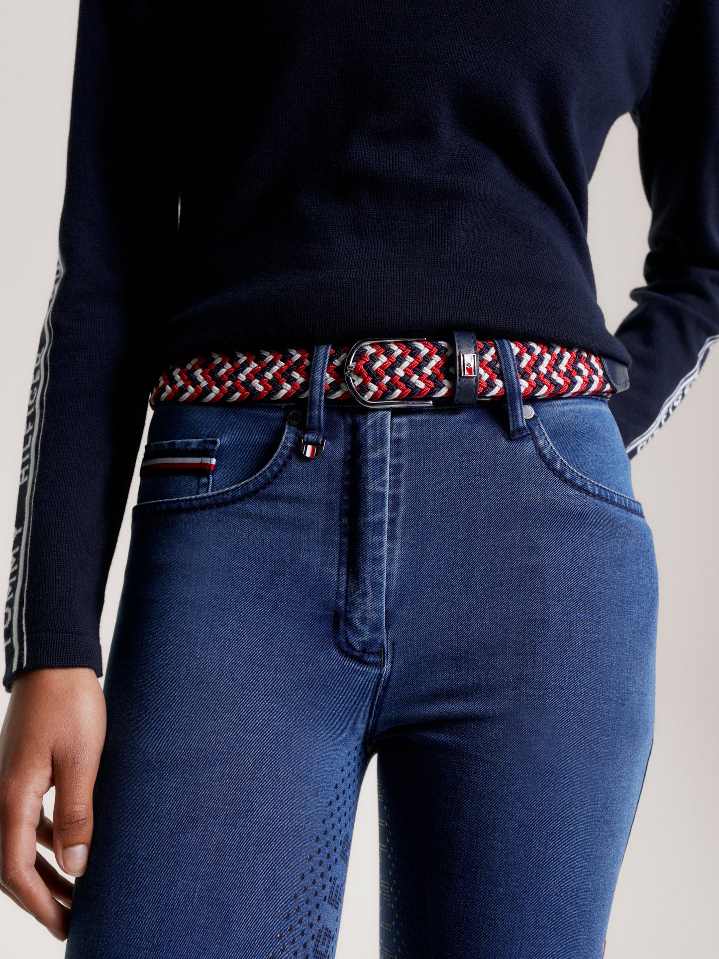 Cintura elastica multicolor Tommy Equestrian