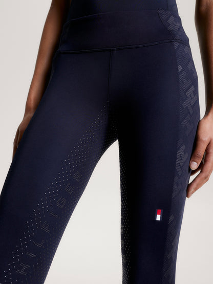 Leggings Orlando da equitazione con monogramma Tommy Equestrian