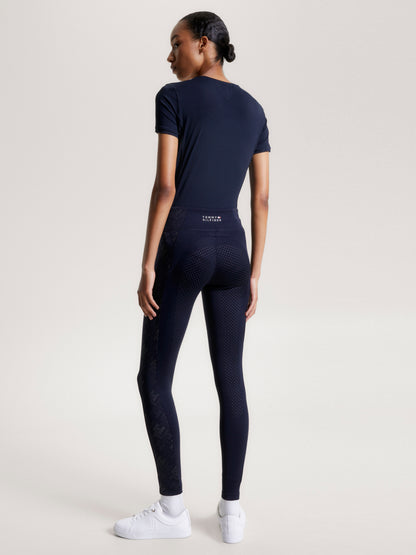 Leggings Orlando da equitazione con monogramma Tommy Equestrian