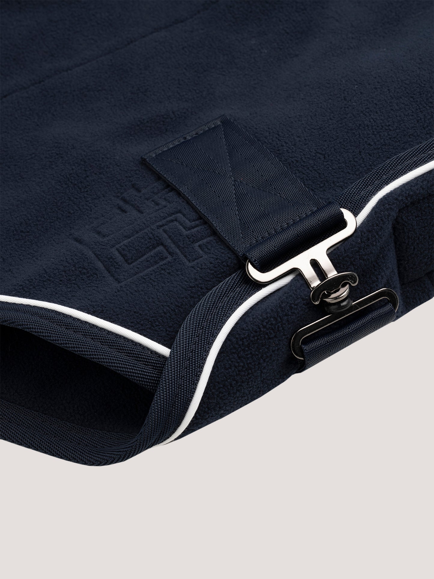 Coperta in pile blu Oxford Tommy Hilfiger Equestrian