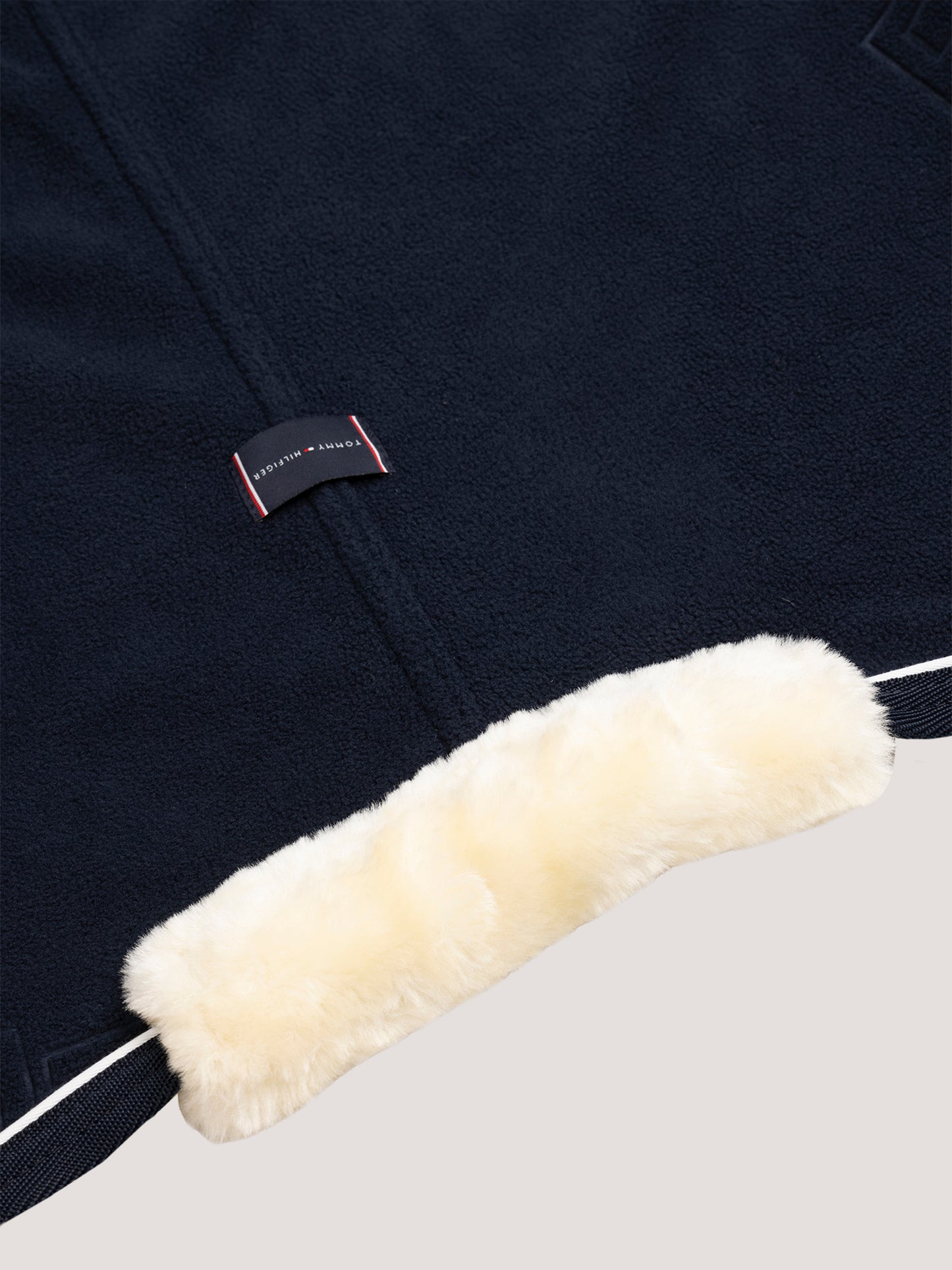 Coperta in pile blu Oxford Tommy Hilfiger Equestrian