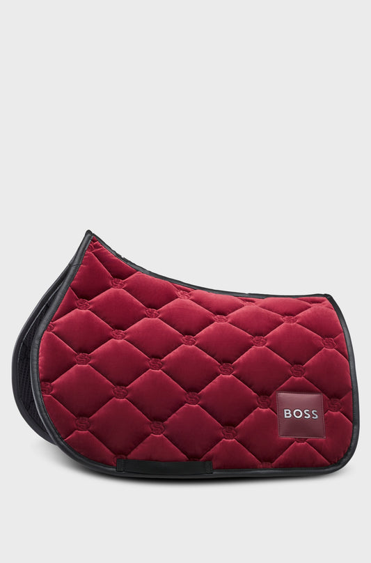 Sottosella equitazione rosso scuro Boss Equestrian