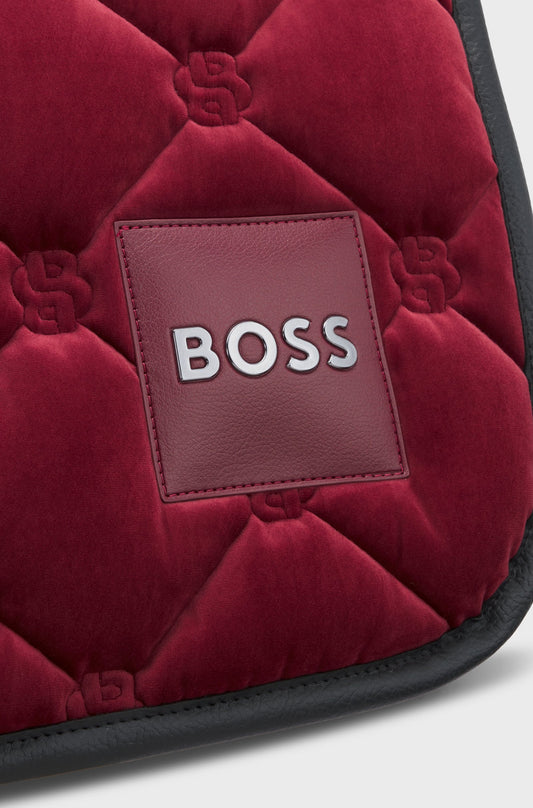 Sottosella equitazione rosso scuro Boss Equestrian