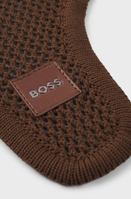 Cuffietta per cavallo marrone Boss Equestrian