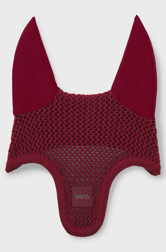 Cuffietta per cavallo rosso scuro Boss Equestrian