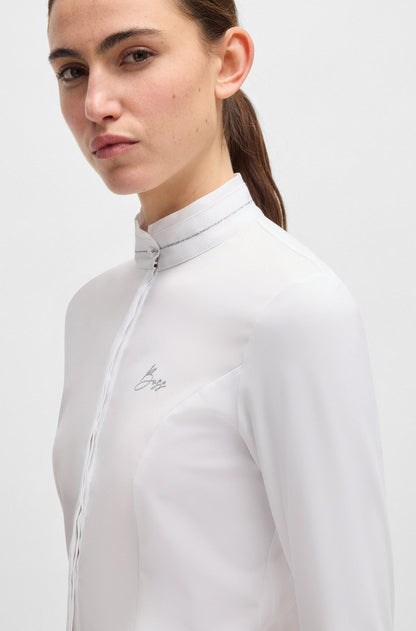Camicia da equitazione con dettagli in cristallo Boss Equestrian