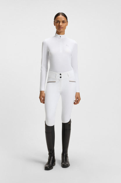 Camicia da concorso equestre manica lunga da donna - Boss Equestrian