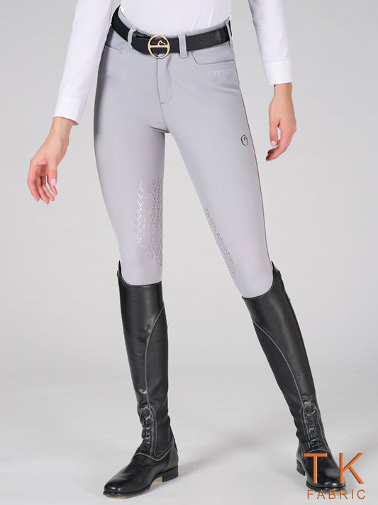 Pantalone equitazione donna grigio perla Syracuse Vestrum